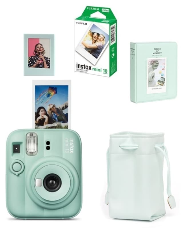 دوربین Fujifilm مدل Instax Mini 13، کیف بندیدار، فیلم ۱۰تایی، آلبوم ۶۴تایی، قاب مغناطیسی دوربین Fujifilm مدل Instax Mini 13، کیف بندیدار، فیلم ۱۰تایی، آلبوم ۶۴تایی، قاب مغناطیسی