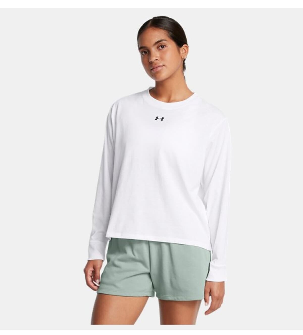 تیشرت آستین بلند زنانه Under Armour UA Boxy مدل 1387314-100 تیشرت آستین بلند زنانه Under Armour UA Boxy مدل 1387314-100