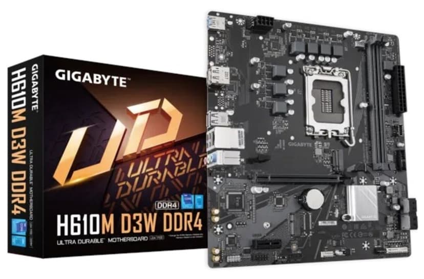 مادربرد Gigabyte سوکت Intel LGA1700 MATX مدل H610M D3W DDR4 مادربرد Gigabyte سوکت Intel LGA1700 MATX مدل H610M D3W DDR4