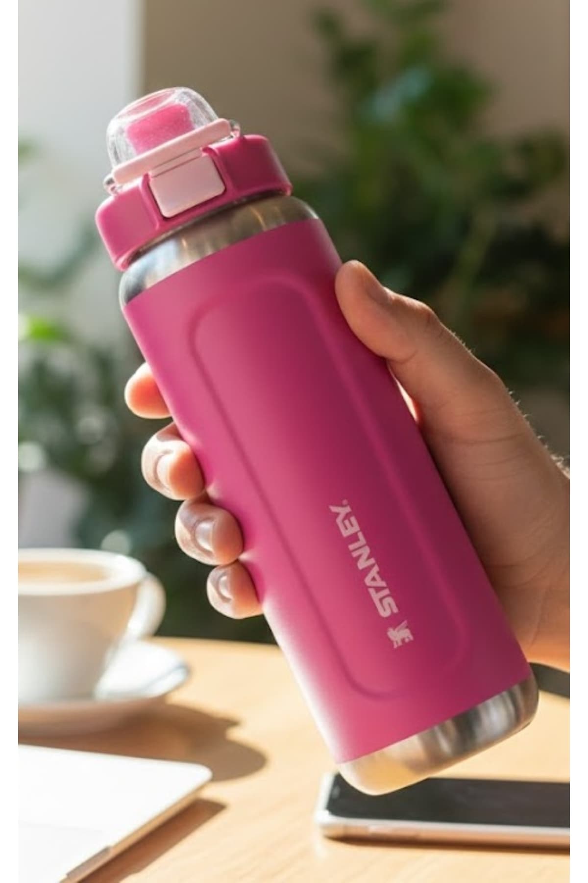 قمقمه Stanley IceFlow Bottle Flip Straw 2.0 0.7L / 24oz کاج خشک قمقمه Stanley IceFlow Bottle Flip Straw 2.0 0.7L / 24oz کاج خشک