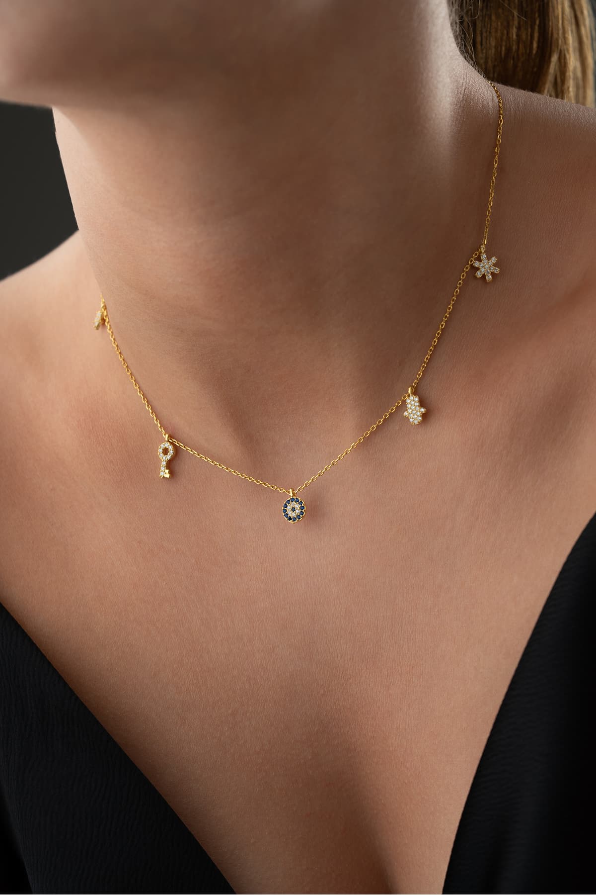 گردنبند شانس Silvano Jewelry نقره 925 گردنبند شانس Silvano Jewelry نقره 925