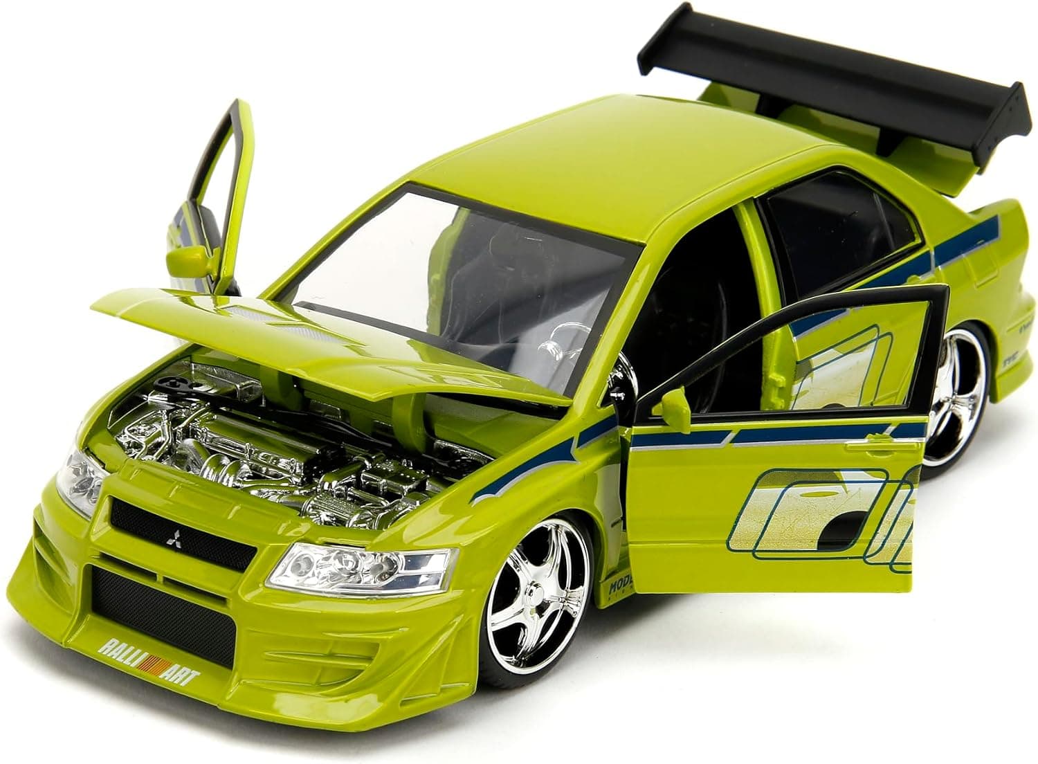 ماشین مدل فلزی Jada متعلق به Brian، Mitsubishi Lancer Evolution VII، فیلم The Fast and the Furious، مقیاس 1/24 ماشین مدل فلزی Jada متعلق به Brian، Mitsubishi Lancer Evolution VII، فیلم The Fast and the Furious، مقیاس 1/24