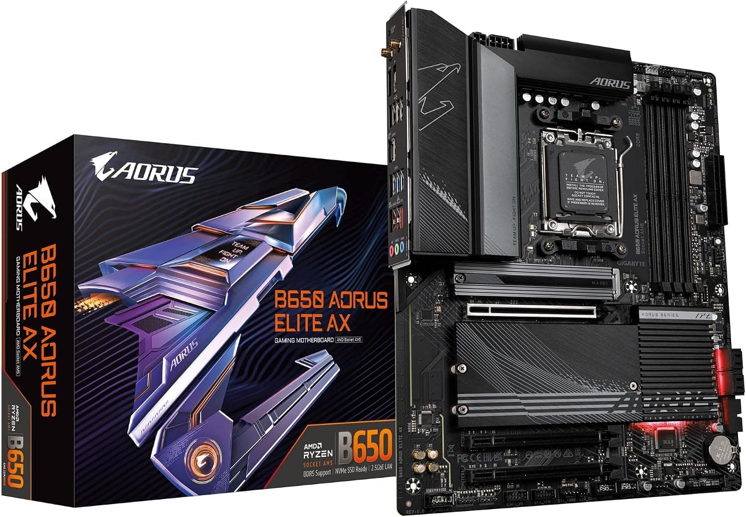 مادربرد گیمینگ GIGABYTE سوکت AM5 مدل B650 AORUS Elite AX مادربرد گیمینگ GIGABYTE سوکت AM5 مدل B650 AORUS Elite AX