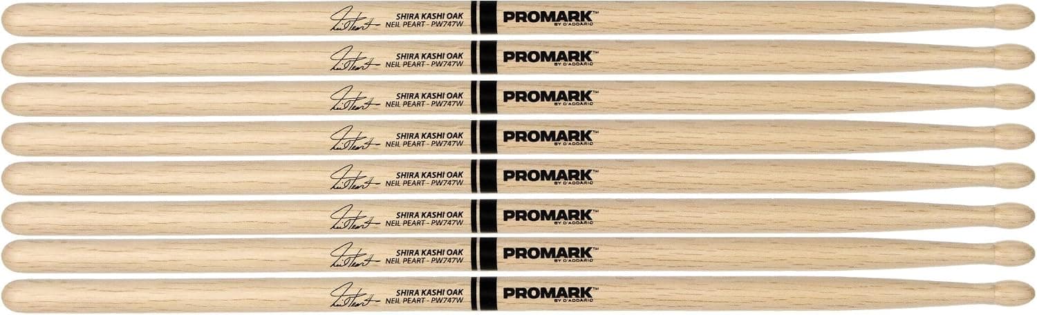 چوب درام Promark Shira Kashi بلوط Classic 5A بسته 4 جفت مدل PW5AW-4P چوب درام Promark Shira Kashi بلوط Classic 5A بسته 4 جفت مدل PW5AW-4P