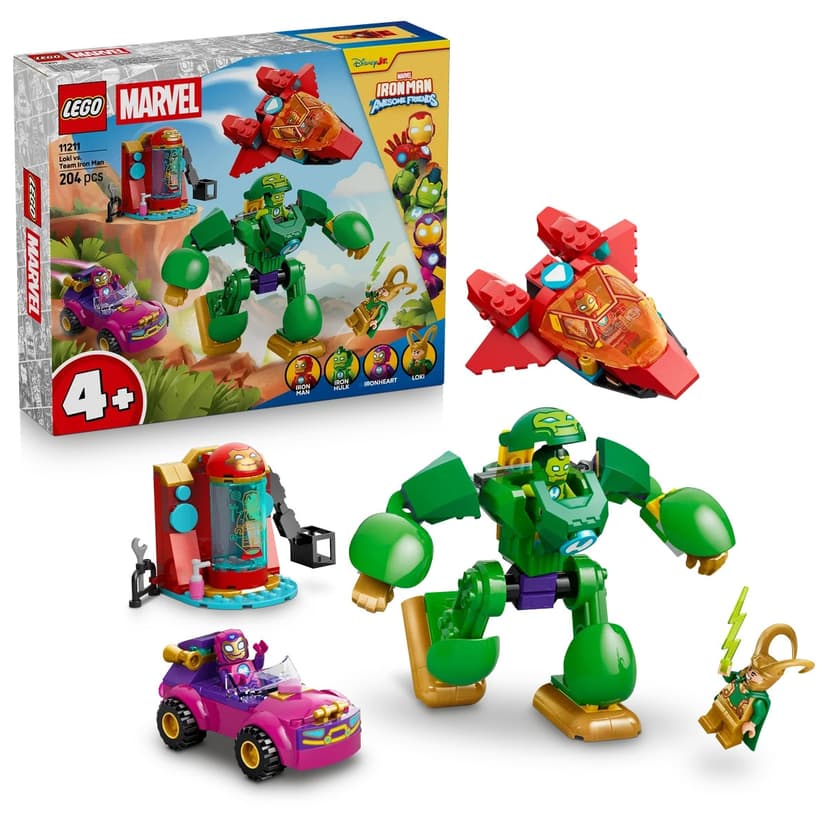 لگو Disney Junior Marvel Loki در برابر Iron Man مدل 11211 لگو Disney Junior Marvel Loki در برابر Iron Man مدل 11211