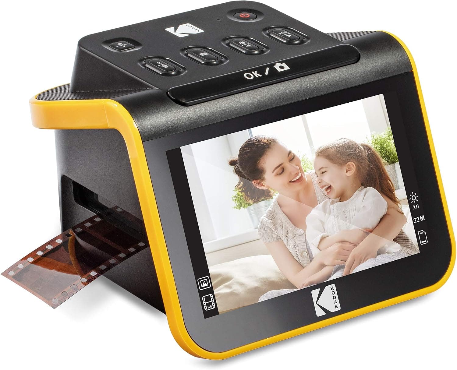 اسکنر فیلم KODAK با صفحه LCD 5 اینچی مدل HYQNG مشکی اسکنر فیلم KODAK با صفحه LCD 5 اینچی مدل HYQNG مشکی