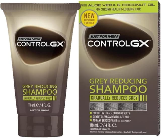 شامپو مردانه Just for men کاهشدهنده سفیدی مو Control GX شامپو مردانه Just for men کاهشدهنده سفیدی مو Control GX