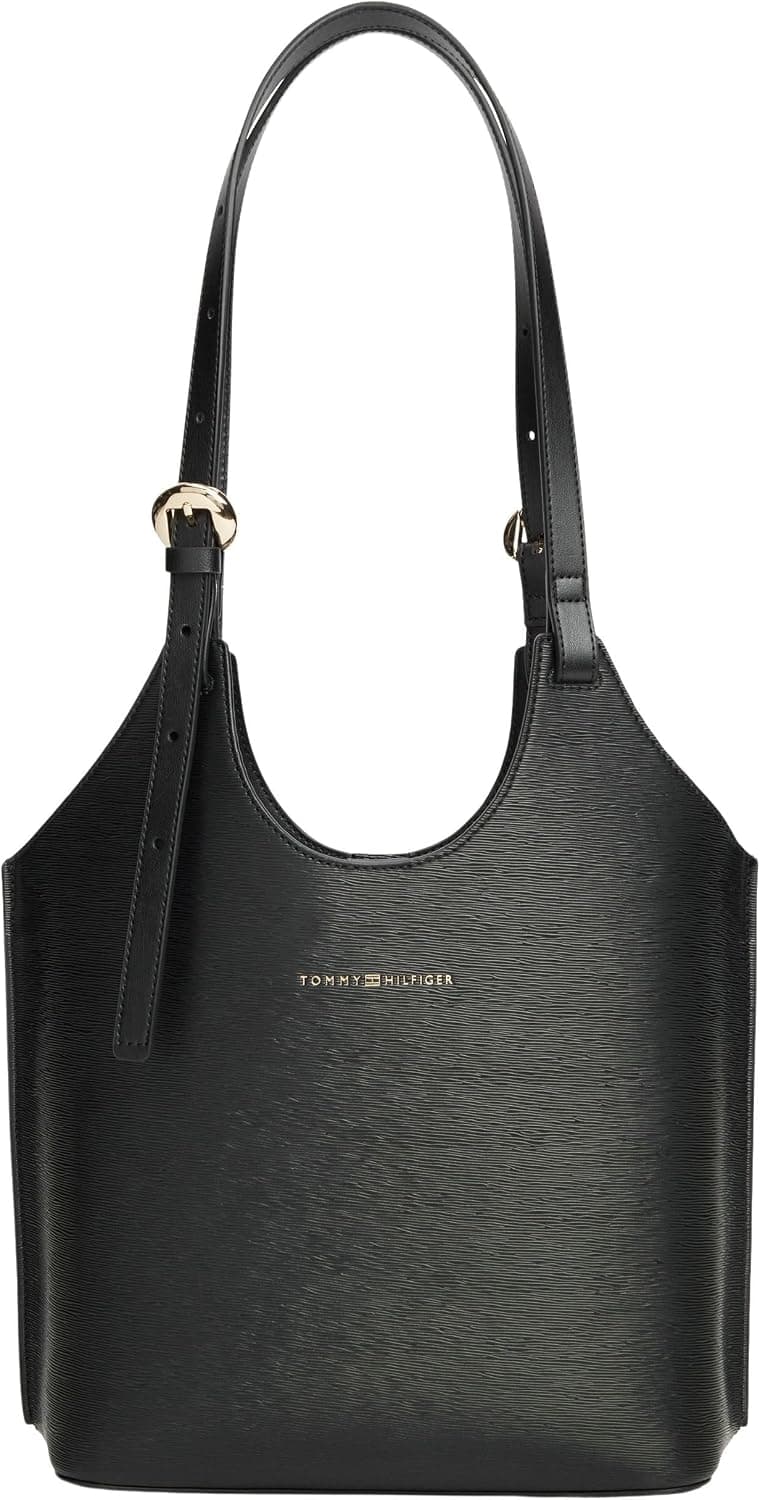 کیف دوشی مینی زنانه Tommy Hilfiger مشکی مدل AW0AW18617 کیف دوشی مینی زنانه Tommy Hilfiger مشکی مدل AW0AW18617