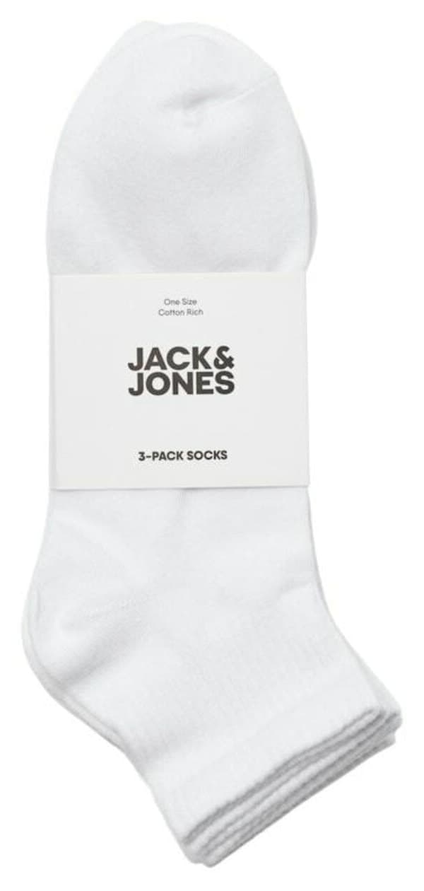 جوراب مچی مردانه Jack & Jones بسته 3 تایی مدل Leon Short 12257150 جوراب مچی مردانه Jack & Jones بسته 3 تایی مدل Leon Short 12257150