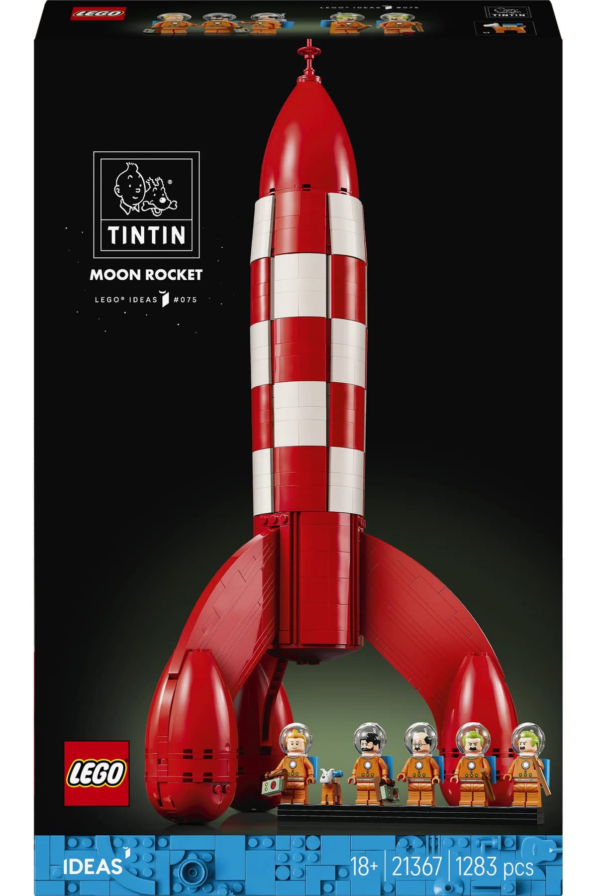 لگو Ideas Tintin Ay Roketi دکوراتیو بزرگسالان ۱۲۸۳ قطعه مدل 21367 لگو Ideas Tintin Ay Roketi دکوراتیو بزرگسالان ۱۲۸۳ قطعه مدل 21367