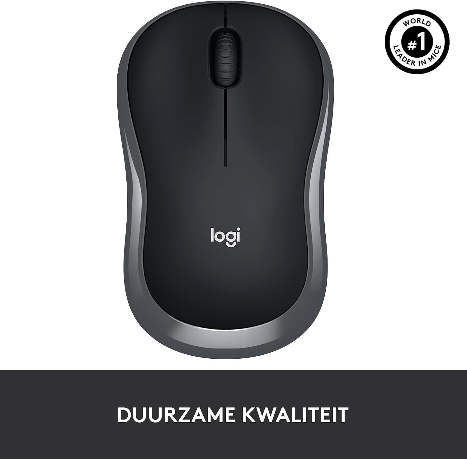 ماوس بیسیم Logitech خاکستری مدل M185 910-002235 ماوس بیسیم Logitech خاکستری مدل M185 910-002235