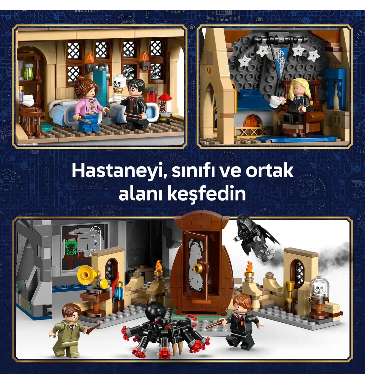 لگو Harry Potter Hogwarts Castle بخش بیمارستان مدل 76463 907 قطعه لگو Harry Potter Hogwarts Castle بخش بیمارستان مدل 76463 907 قطعه