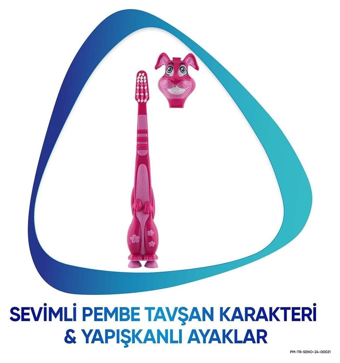 مسواک کودک ۳ تا ۵ ساله Sensodyne Promine نرم طرح تمساح و خرگوش ۲ عدد مسواک کودک ۳ تا ۵ ساله Sensodyne Promine نرم طرح تمساح و خرگوش ۲ عدد