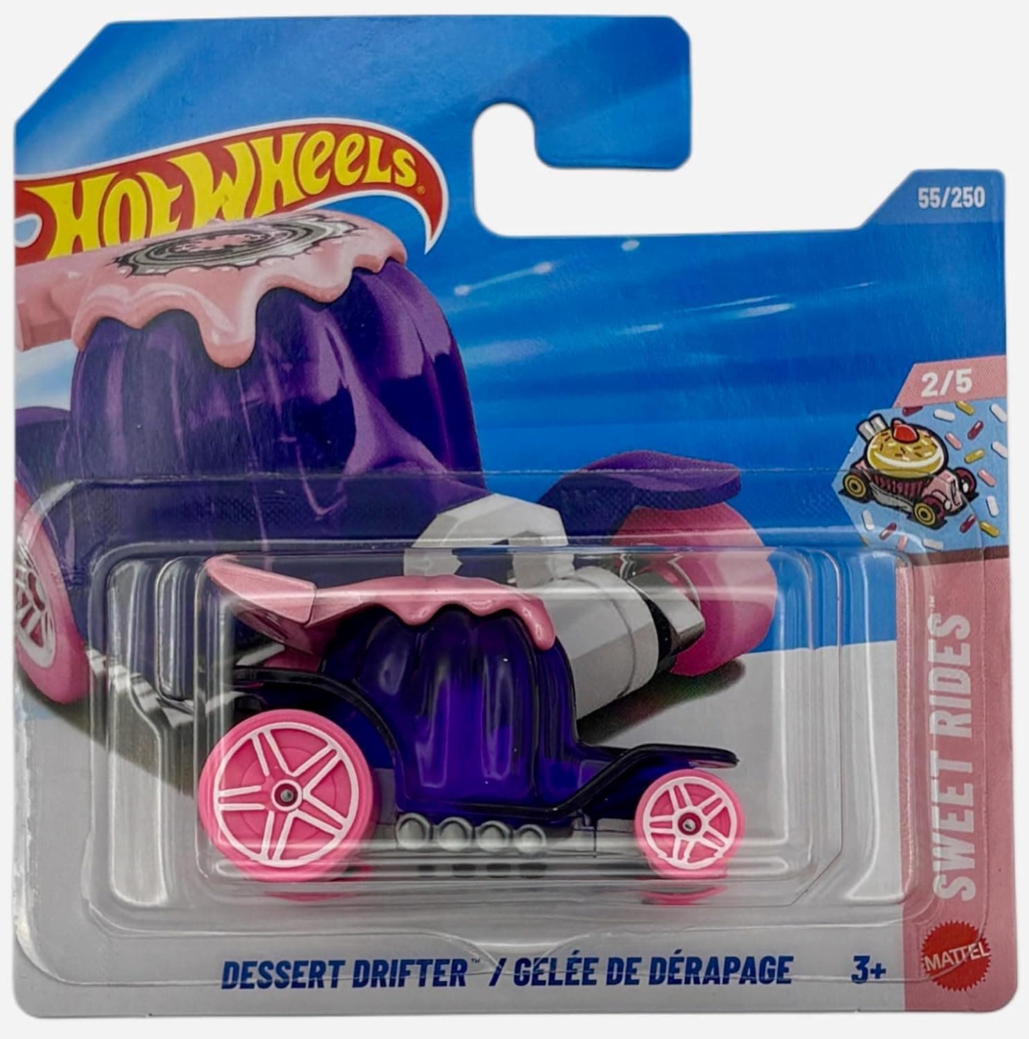 ماشین اسباببازی Hot Wheels مدل Dessert Drifter بنفش کد JJJ25 مقیاس 1:64 ماشین اسباببازی Hot Wheels مدل Dessert Drifter بنفش کد JJJ25 مقیاس 1:64