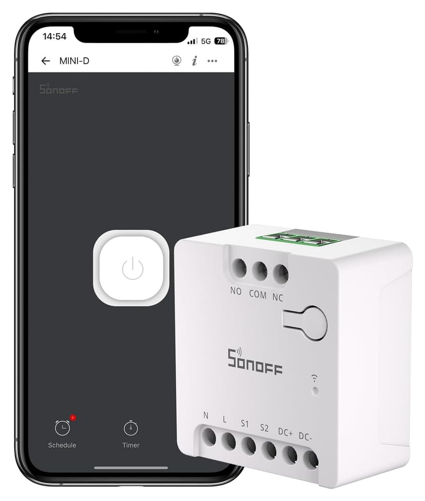رله هوشمند کنتاکت خشک Matter مدل MINI-D SONOFF رله هوشمند کنتاکت خشک Matter مدل MINI-D SONOFF