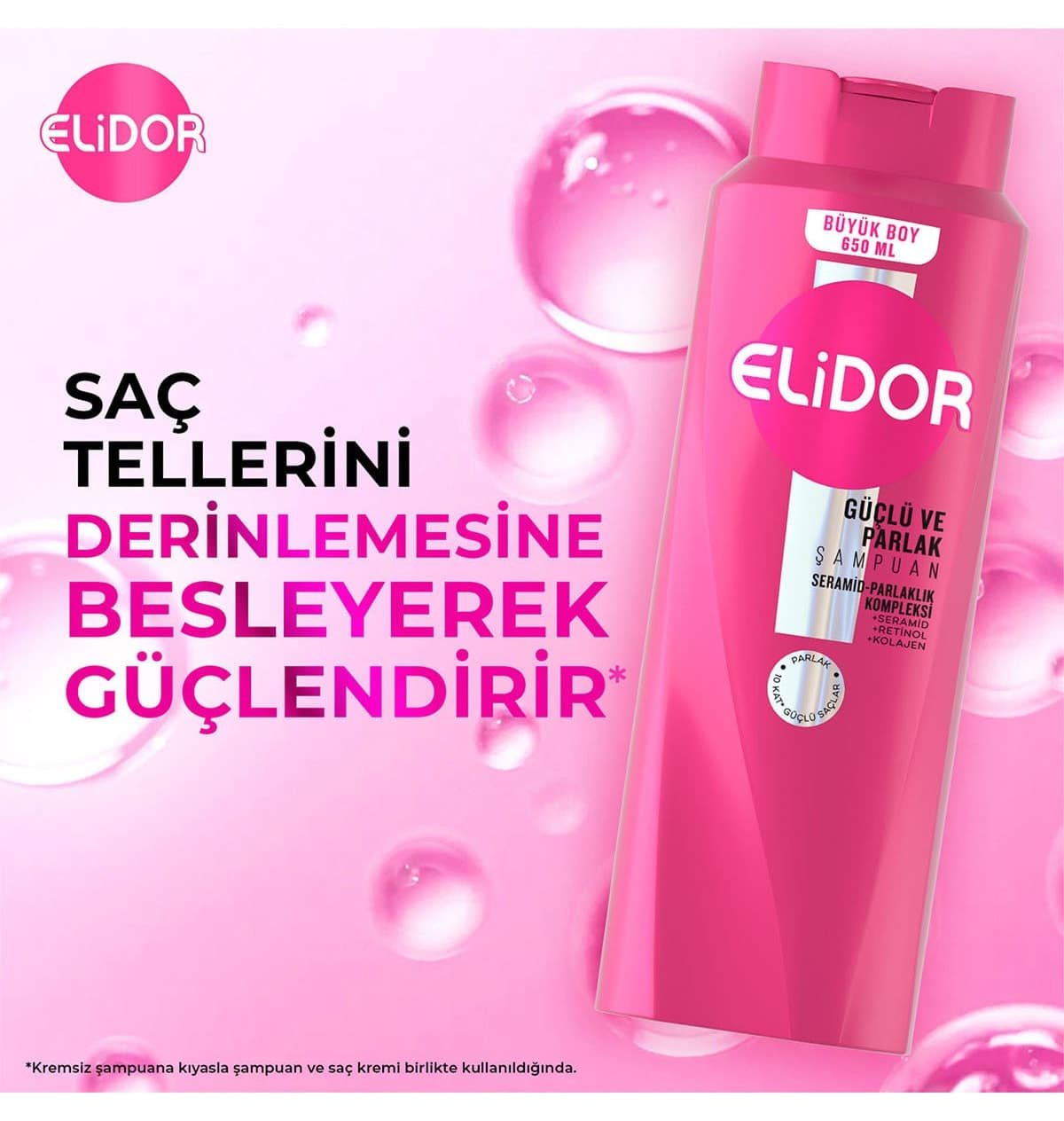 شامپو مراقبت از مو Elidor مدل Güçlü ve Parlak 650 ml x4 شامپو مراقبت از مو Elidor مدل Güçlü ve Parlak 650 ml x4