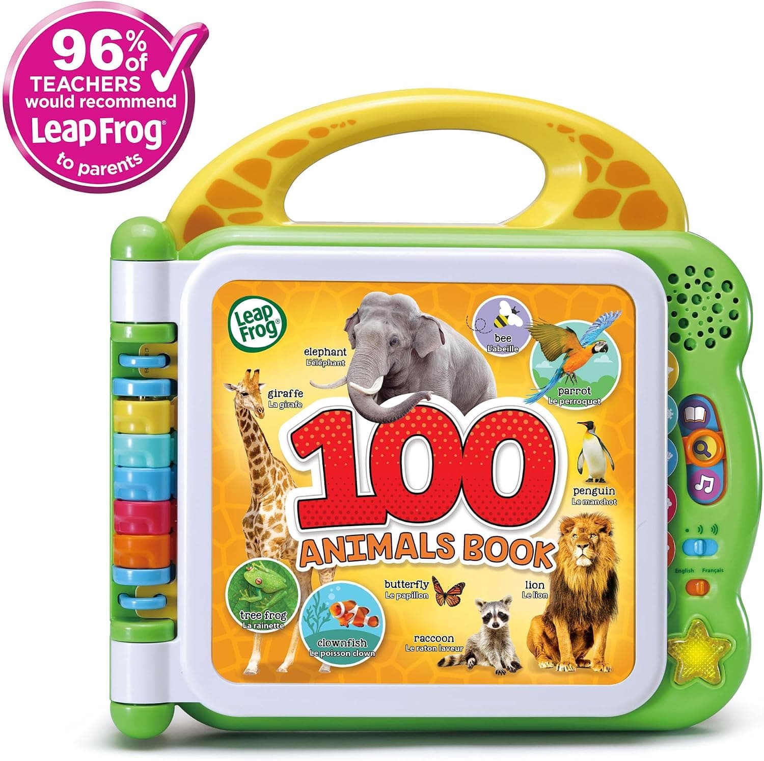 کتاب کودک LeapFrog با صدای حیوانات و رنگها مدل 100 Animals کتاب کودک LeapFrog با صدای حیوانات و رنگها مدل 100 Animals