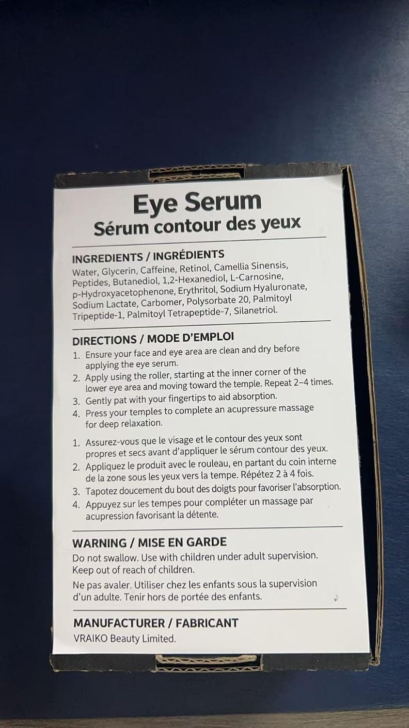 سرم دور چشم TINYLENS با کافئین و غلتک خنککننده 3D، حاوی پپتید و اسید هیالورونیک 0.5 fl oz سرم دور چشم TINYLENS با کافئین و غلتک خنککننده 3D، حاوی پپتید و اسید هیالورونیک 0.5 fl oz