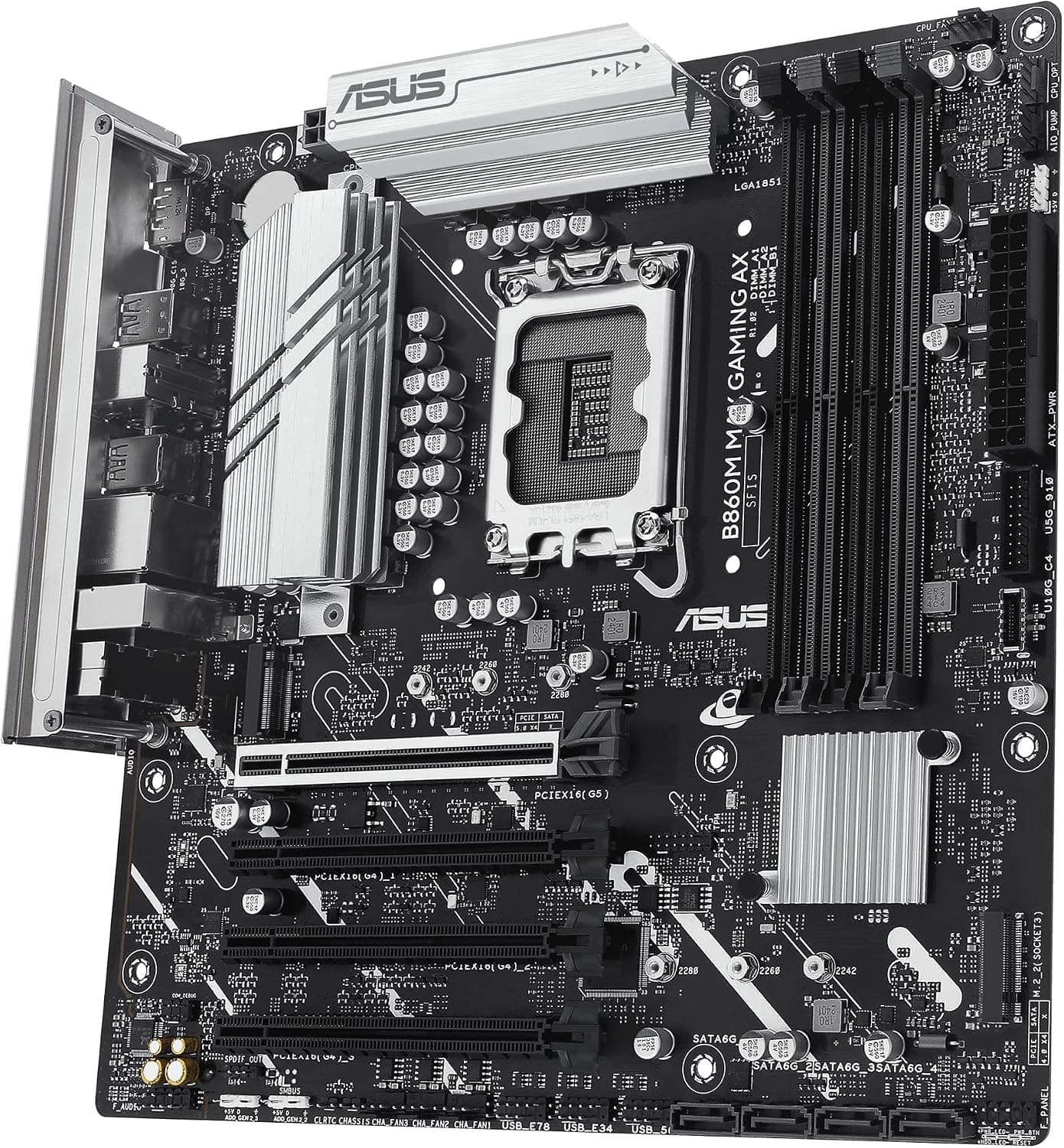 مادربرد ASUS Micro-ATX با چیپست Intel B860 سوکت LGA 1851 مدل B860M MAX GAMING AX مادربرد ASUS Micro-ATX با چیپست Intel B860 سوکت LGA 1851 مدل B860M MAX GAMING AX