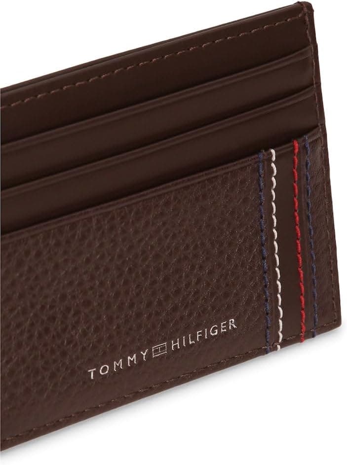 کیف کارت مردانه Tommy Hilfiger قهوهای مدل TH CENTRAL CC HOLDER OS کیف کارت مردانه Tommy Hilfiger قهوهای مدل TH CENTRAL CC HOLDER OS