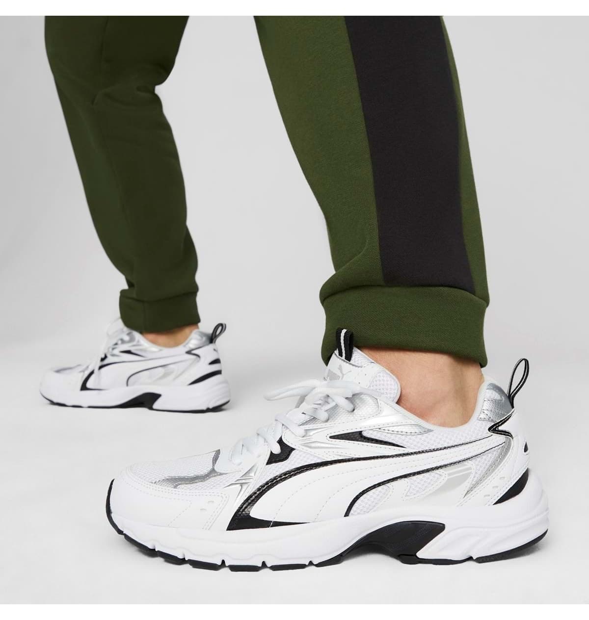کفش ورزشی زنانه Puma سفید Milenio Tech مدل 402623-01 کفش ورزشی زنانه Puma سفید Milenio Tech مدل 402623-01