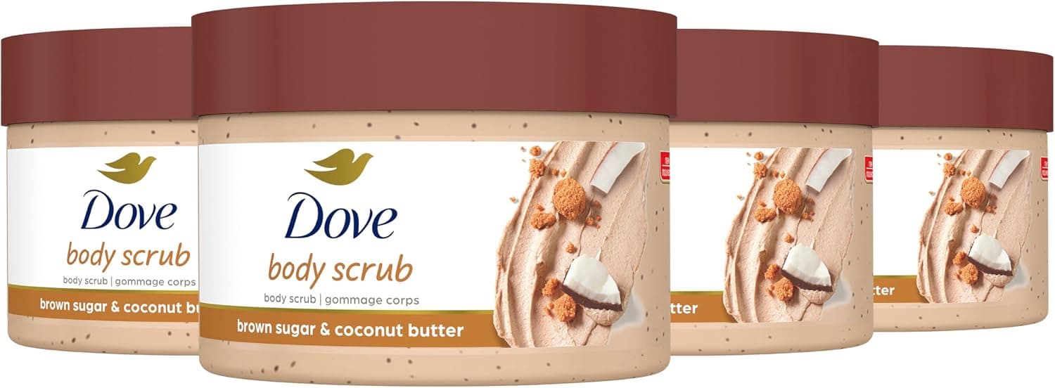 اسکراب بدن Dove با شکر قهوهای و کره نارگیل 10.5 oz اسکراب بدن Dove با شکر قهوهای و کره نارگیل 10.5 oz