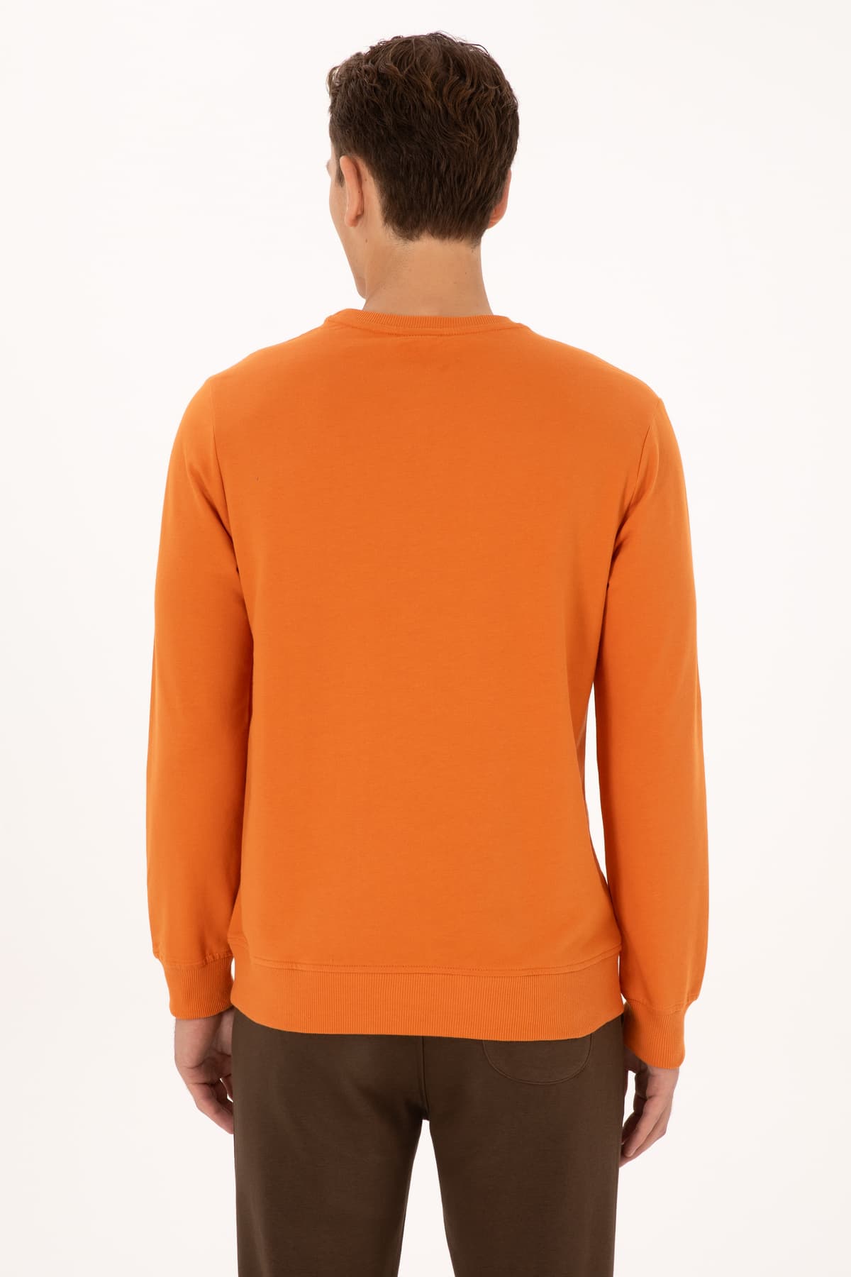سوئیشرت مردانه U.S. Polo Assn. فیت معمولی یقه گرد مسی نازک مدل 50313743-VR182 سوئیشرت مردانه U.S. Polo Assn. فیت معمولی یقه گرد مسی نازک مدل 50313743-VR182