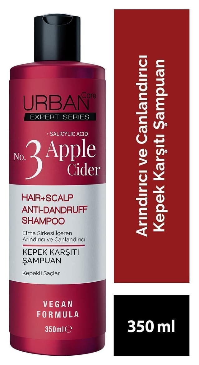 شامپو ضد شوره و چربی Urban Care Expert Apple Cider No:3 350 ml وگان شامپو ضد شوره و چربی Urban Care Expert Apple Cider No:3 350 ml وگان