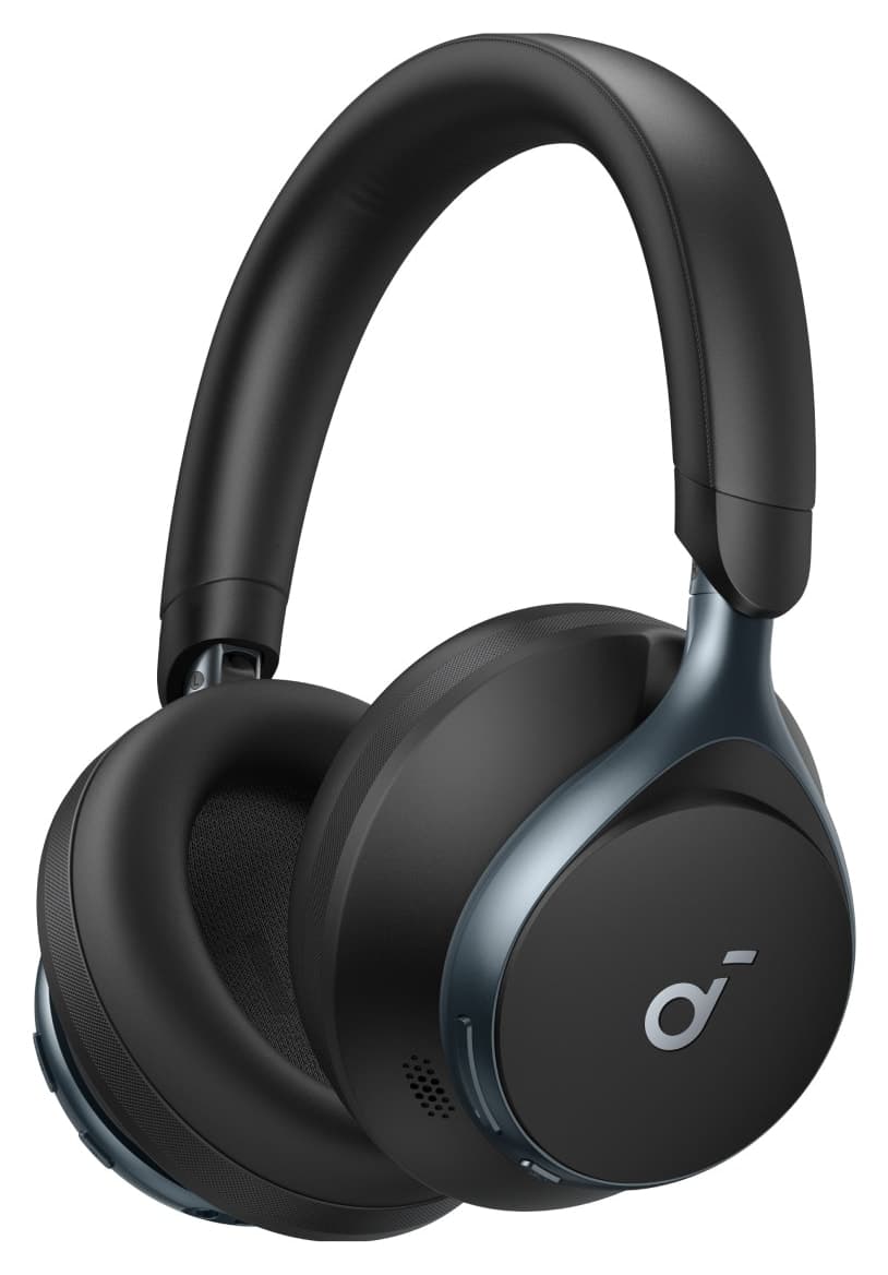 هدفون روگوشی بلوتوثی Anker Soundcore Space One حذف فعال نویز مشکی مدل A3035 هدفون روگوشی بلوتوثی Anker Soundcore Space One حذف فعال نویز مشکی مدل A3035