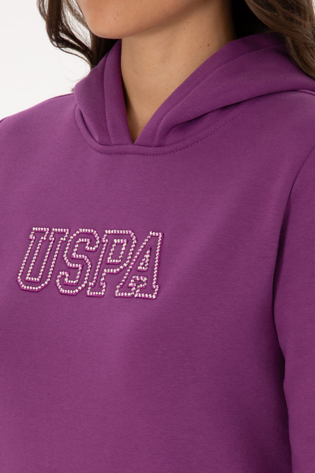 سوئیشرت زنانه U.S. Polo Assn. بنفش کلاهدار شاردون مدل 50313566-VR037 سوئیشرت زنانه U.S. Polo Assn. بنفش کلاهدار شاردون مدل 50313566-VR037