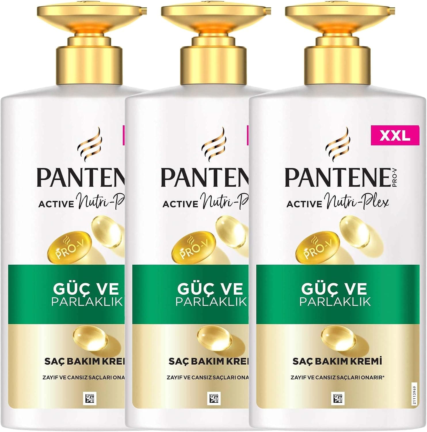 نرمکننده مو Pantene تقویت و درخشش 500 ml نرمکننده مو Pantene تقویت و درخشش 500 ml