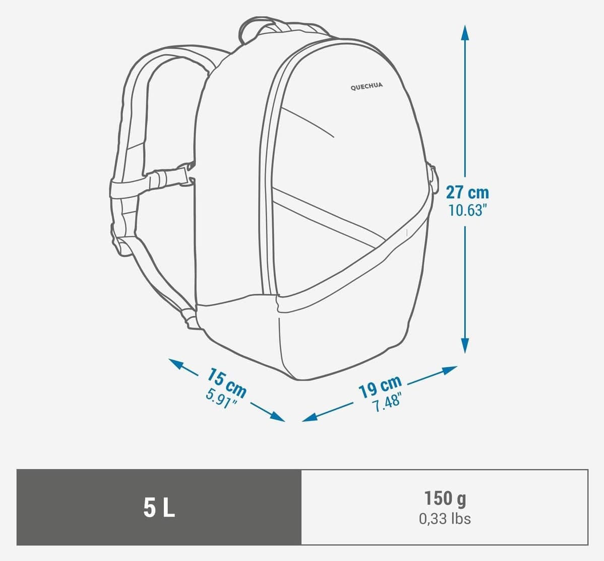 کولهپشتی طبیعتگردی کودک Decathlon Quechua مدل MH100، ۲ تا ۵ سال، 5 L، نارنجی کولهپشتی طبیعتگردی کودک Decathlon Quechua مدل MH100، ۲ تا ۵ سال، 5 L، نارنجی