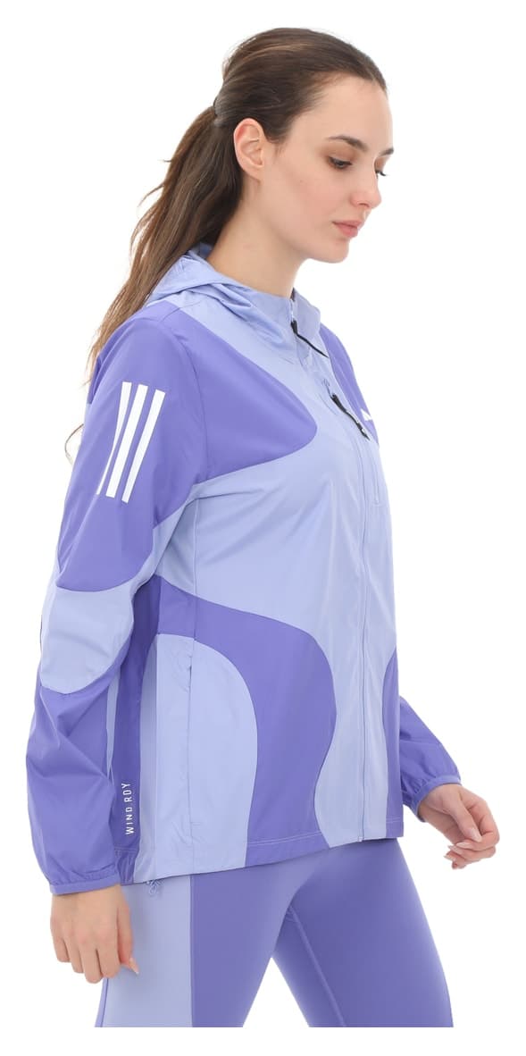 بادگیر بارانی زنانه adidas مدل Iw0034-k بنفش بادگیر بارانی زنانه adidas مدل Iw0034-k بنفش