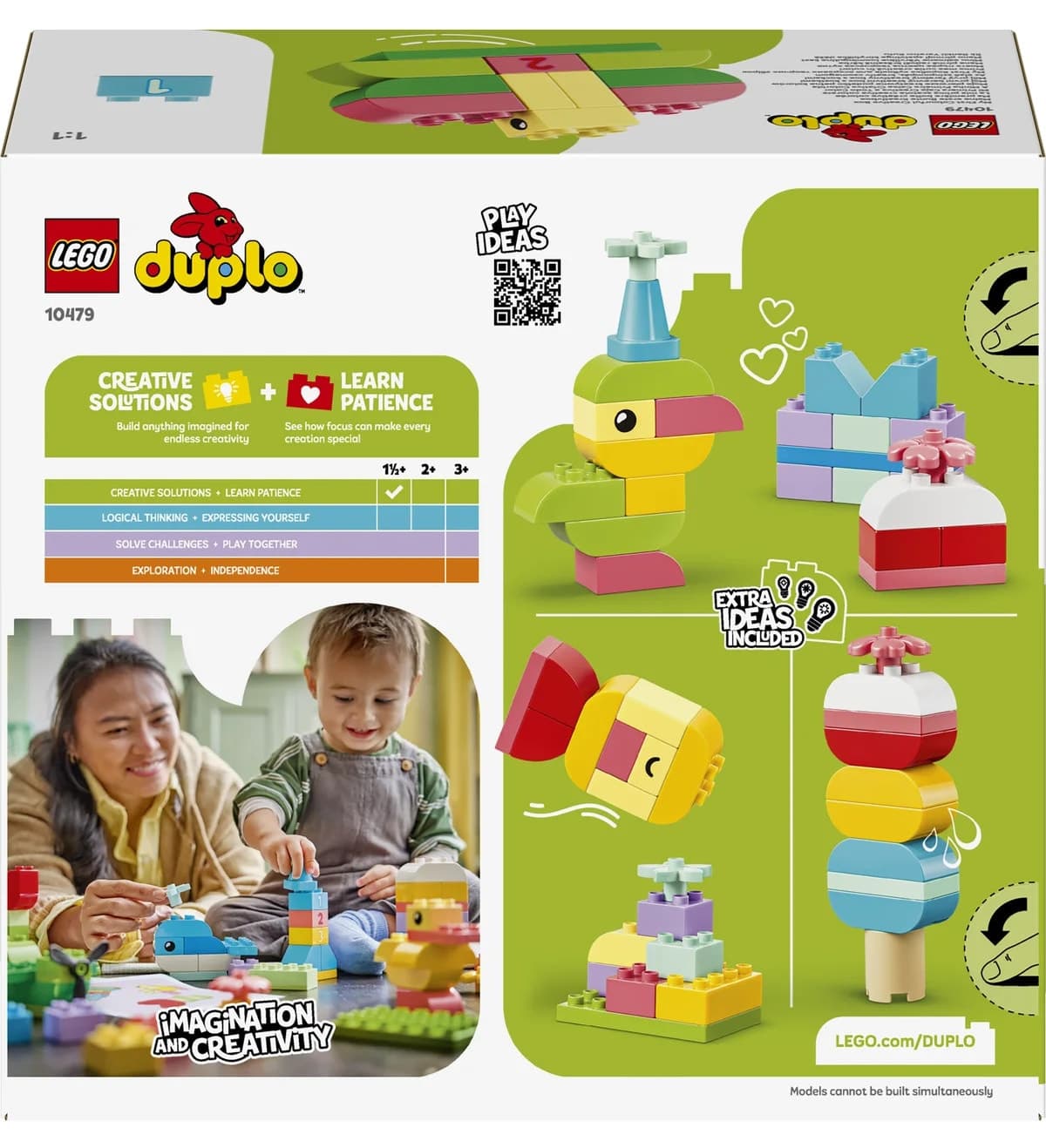 لگو DUPLO Classic جعبه خلاقانه رنگی 80 قطعه مدل 10479 لگو DUPLO Classic جعبه خلاقانه رنگی 80 قطعه مدل 10479