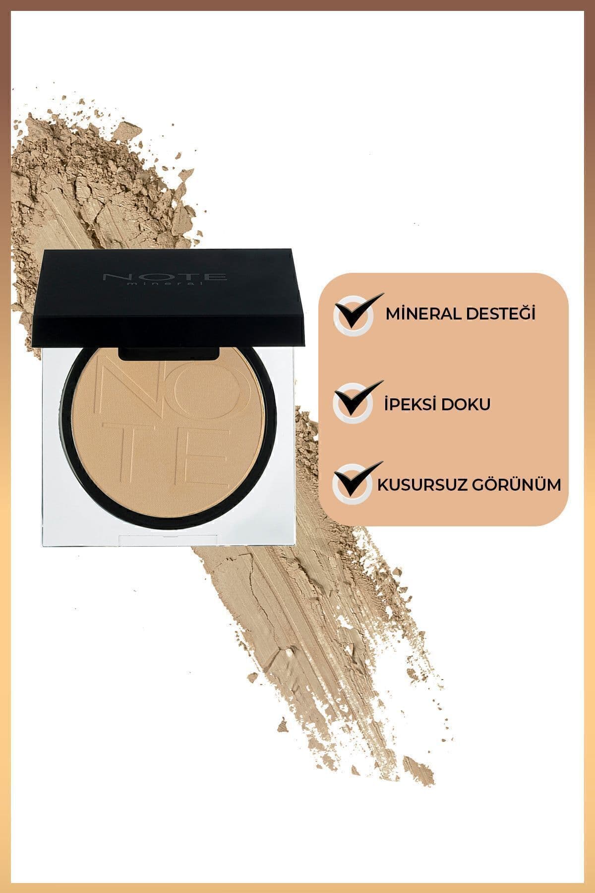 پودر معدنی مات Note Cosmetics شماره 02 رنگ متوسط روشن پودر معدنی مات Note Cosmetics شماره 02 رنگ متوسط روشن