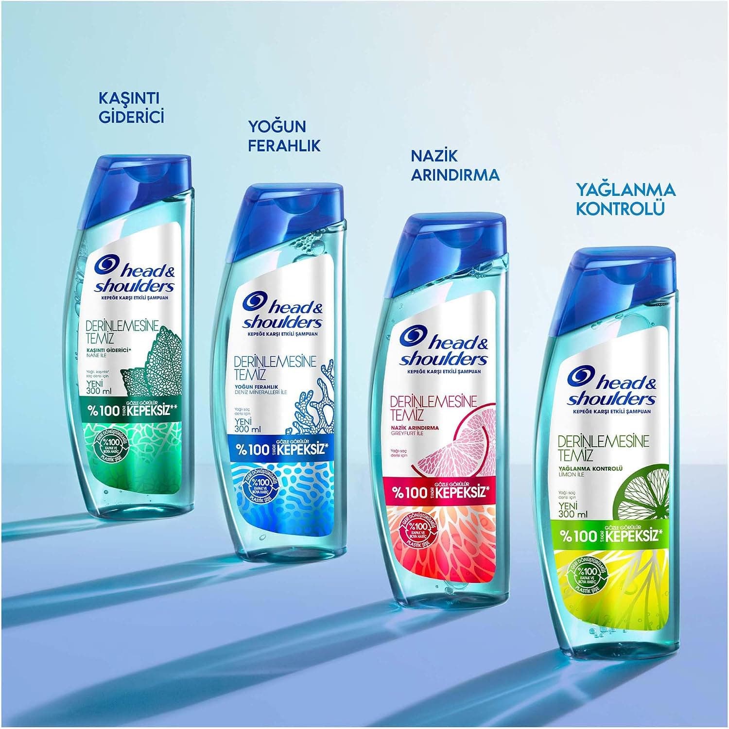 شامپو Head & Shoulders پاککننده عمیق طراوت شدید مواد معدنی دریا 300 ml شامپو Head & Shoulders پاککننده عمیق طراوت شدید مواد معدنی دریا 300 ml