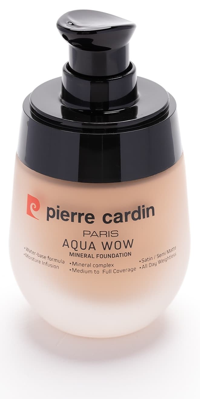 فوندیشن Pierre Cardin Aqua Wow با پایه آبی و مینرال فوندیشن Pierre Cardin Aqua Wow با پایه آبی و مینرال