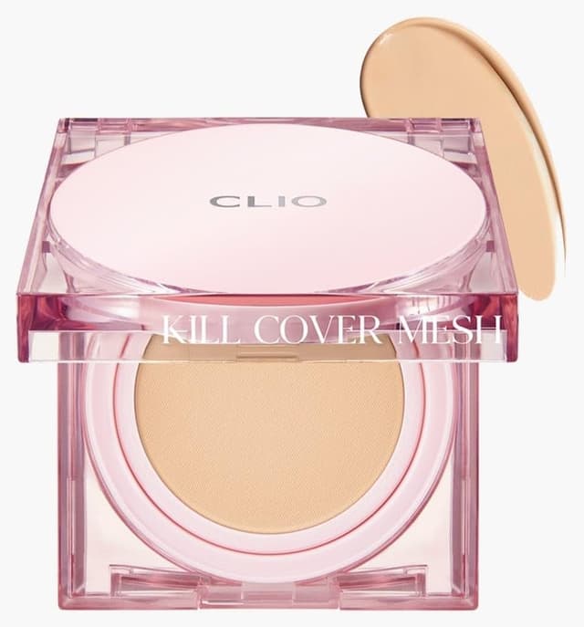 کوشن آبرسان و درخشانکننده CLIO مدل Kill Cover Mesh Glow (4 Ginger) SPF50+ PA++++ کوشن آبرسان و درخشانکننده CLIO مدل Kill Cover Mesh Glow (4 Ginger) SPF50+ PA++++