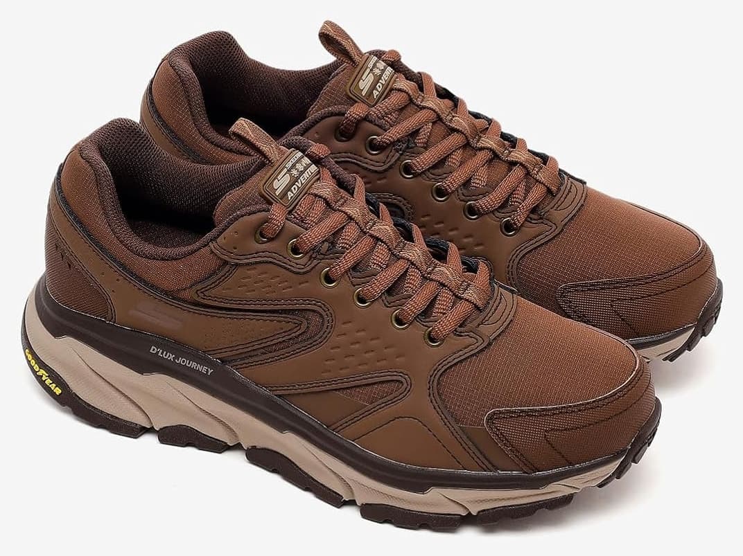 کفش مردانه Skechers D'Lux Journey Pro اوتدور قهوهای مدل 237869 کفش مردانه Skechers D'Lux Journey Pro اوتدور قهوهای مدل 237869