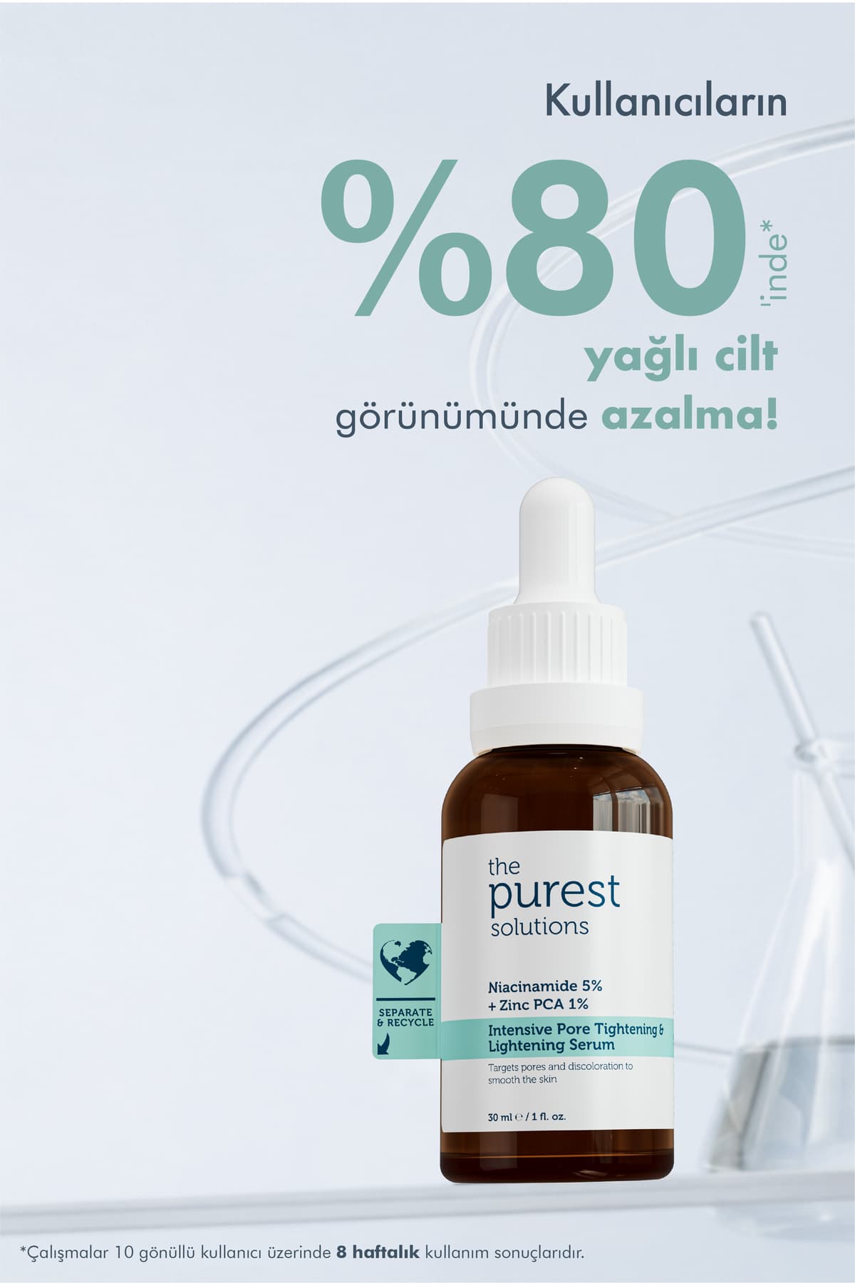 سرم ضد منافذ و جوش سرسیاه The Purest Solutions با Niacinamide 5% و Zinc Pca 1% حجم 30 ML سرم ضد منافذ و جوش سرسیاه The Purest Solutions با Niacinamide 5% و Zinc Pca 1% حجم 30 ML