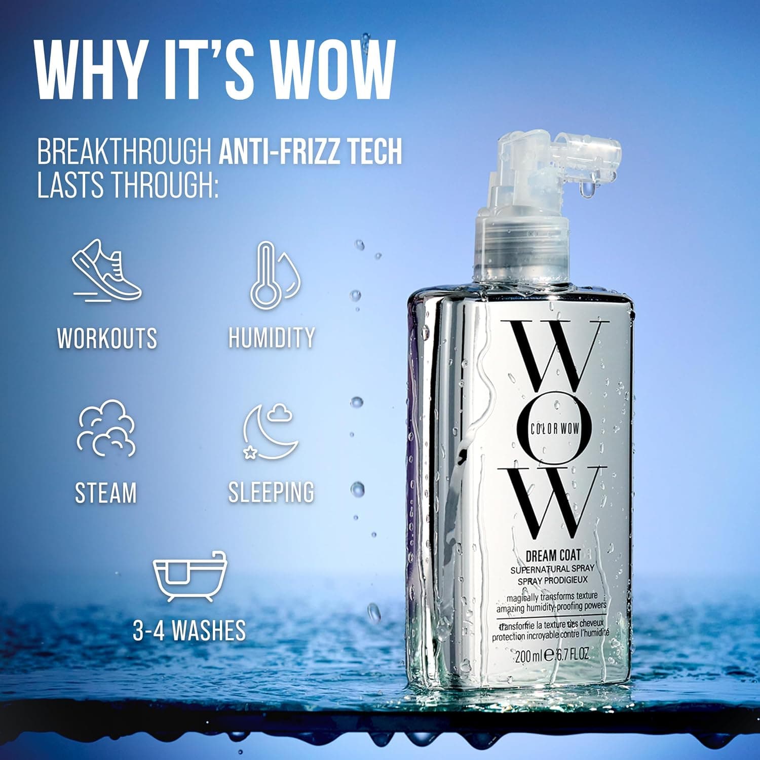 اسپری COLOR WOW Dreamcoat Supernatural نقرهای 200 ml اسپری COLOR WOW Dreamcoat Supernatural نقرهای 200 ml