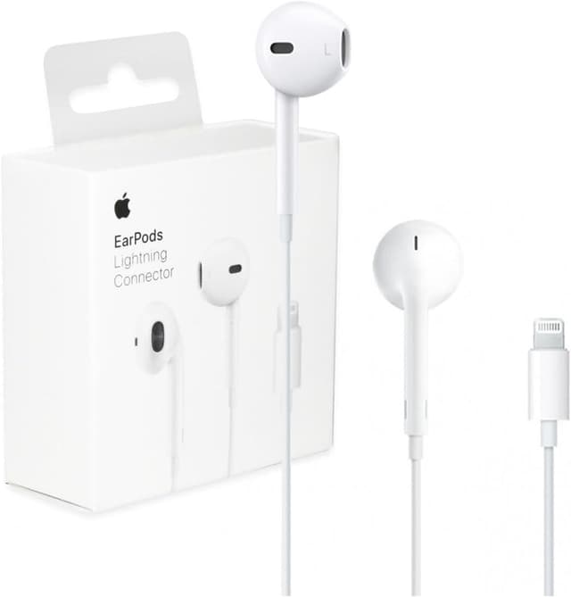 هدفون درونگوشی Apple EarPods Lightning سازگار با iPhone 11-12-13-14 Pro/Pro Max سفید هدفون درونگوشی Apple EarPods Lightning سازگار با iPhone 11-12-13-14 Pro/Pro Max سفید
