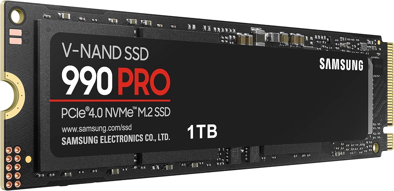 حافظه SSD Samsung 990 PRO مدل MZ-V9P1T0BW ظرفیت 1TB رابط PCIe NVMe M.2 سرعت 7450/6900MB/s حافظه SSD Samsung 990 PRO مدل MZ-V9P1T0BW ظرفیت 1TB رابط PCIe NVMe M.2 سرعت 7450/6900MB/s