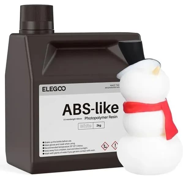 رزین ELEGOO شبه ABS سفید 2 Kg رزین ELEGOO شبه ABS سفید 2 Kg