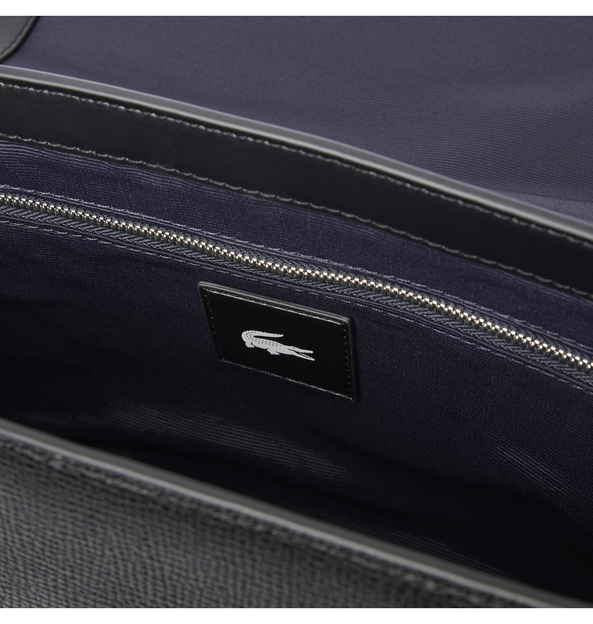 کیف دوشی یونیسکس Lacoste چرمی مشکی کیف دوشی یونیسکس Lacoste چرمی مشکی