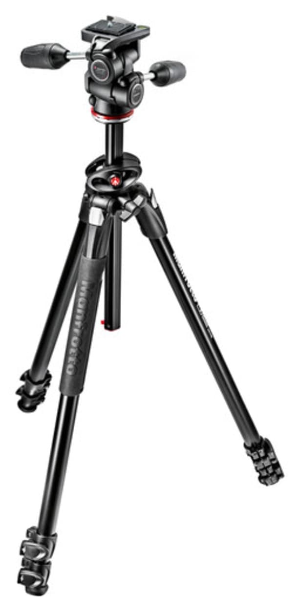 سهپایه Manfrotto با سر MH804 به ارتفاع 175.5cm مدل MK290DUA3-3W سهپایه Manfrotto با سر MH804 به ارتفاع 175.5cm مدل MK290DUA3-3W