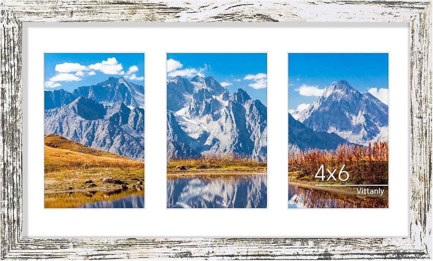 قاب عکس کلاژ Vittanly سایز 8x10 دیواری و رومیزی طبیعی روشن قاب عکس کلاژ Vittanly سایز 8x10 دیواری و رومیزی طبیعی روشن