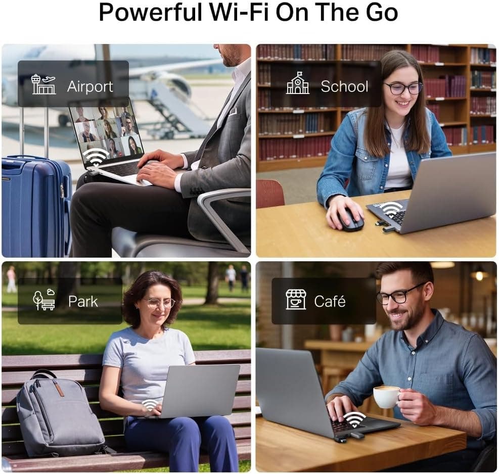آداپتور وایفای TP-Link با USB 3.0 سهباند Wi-Fi 7 مدل Archer TBE400U آداپتور وایفای TP-Link با USB 3.0 سهباند Wi-Fi 7 مدل Archer TBE400U