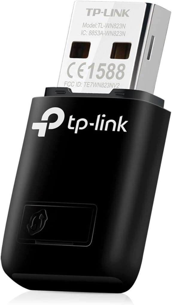 آداپتور مینی USB بیسیم TP-Link 300 Mbps N WPS/Soft AP مدل TL-WN823N آداپتور مینی USB بیسیم TP-Link 300 Mbps N WPS/Soft AP مدل TL-WN823N