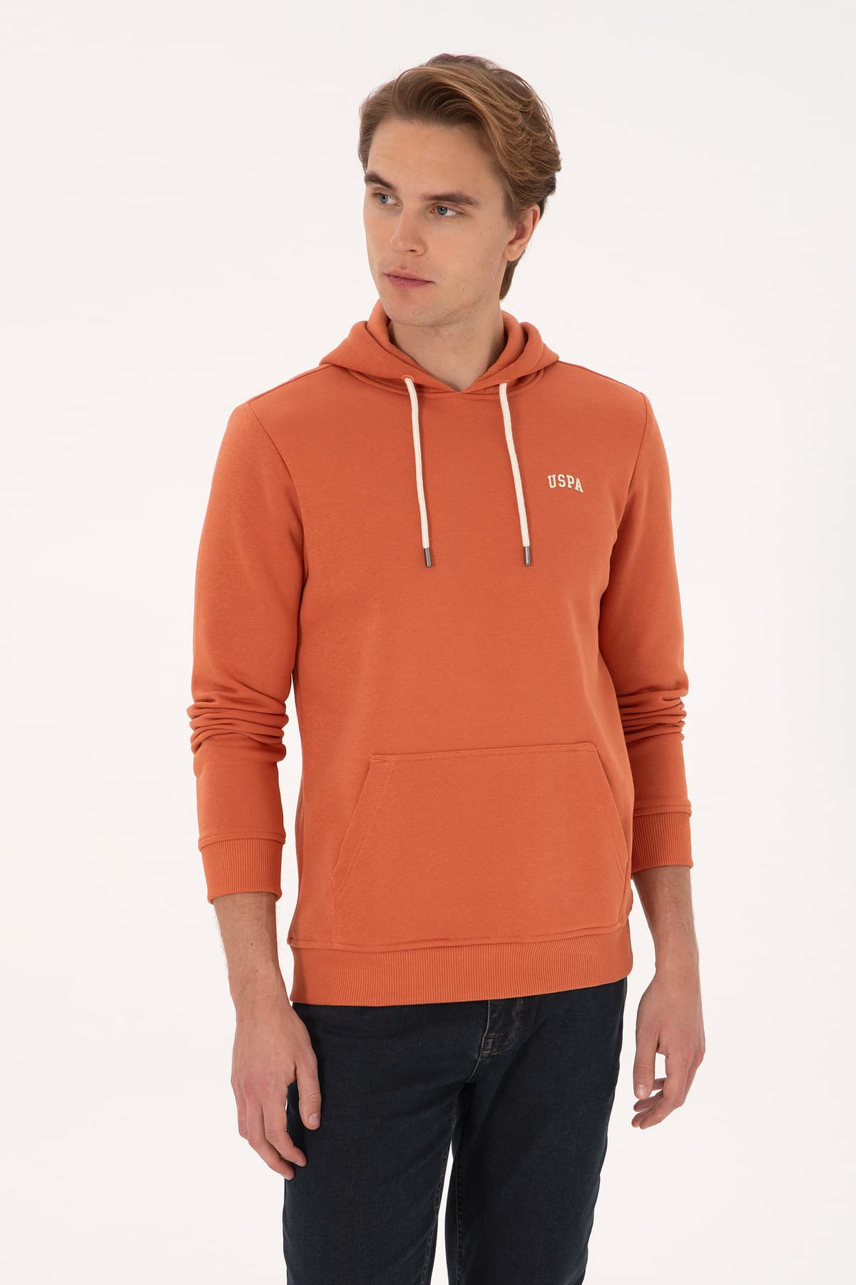 سوئیشرت مردانه U.S. Polo Assn. بیسیک رنگ دارچینی مدل 50295176-VR191 سوئیشرت مردانه U.S. Polo Assn. بیسیک رنگ دارچینی مدل 50295176-VR191